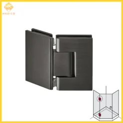 Bản Lề Kính Kính 135º Màu Đen Hafele 981.77.905