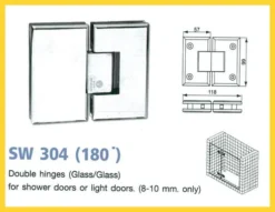 Bản lề nhà tắm SW 304