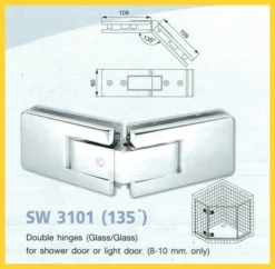 Bản lề nhà tắm SW 3101