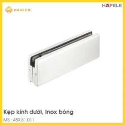 Kẹp Kính Dưới Inox Bóng Hafele 489.81.011
