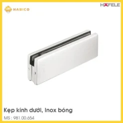 Kẹp Kính Dưới Inox Bóng Hafele 981.00.654