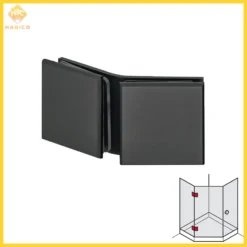 Kẹp Kính Kính 135º Màu Đen Hafele 981.77.915