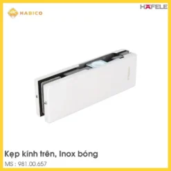 Kẹp Kính Trên Inox Bóng Hafele 981.00.657