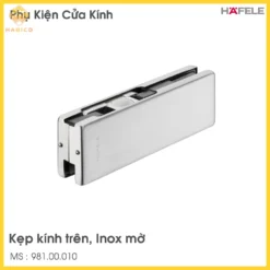 Kẹp Kính Trên Inox Mờ Hafele 981.00.010