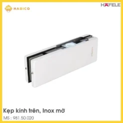 Kẹp Kính Trên Inox Mờ Hafele 981.50.020