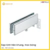 Kẹp Kính Trên Khung Gắn Tường Inox Bóng Hafele 981.00.666