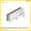 Kẹp Kính Trên Khung Gắn Tường Inox Mờ Hafele 981.50.050