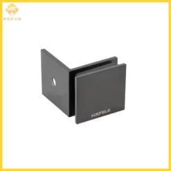 Kẹp Kính Tường 90º Đế Đen Hafele 981.77.911