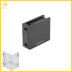 Kẹp Kính Tường 90º Màu Đen Hafele 981.77.919