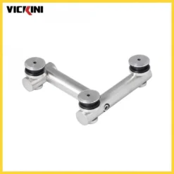 Kẹp kính 61703.001 SSS inox mờ VICKINI