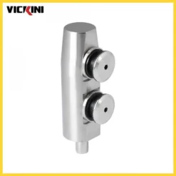Kẹp kính 61704.001 SSS inox mờ VICKINI