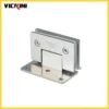 Kẹp kính 66078.091 SSS inox mờ VICKINI