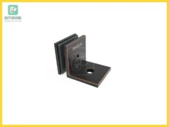Kẹp vách 02 kính-tường 90 mạ đồng đen American
