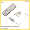 Khóa Kẹp Chân Kính Inox Mờ Hafele 981.50.030