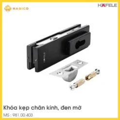 Khóa Kẹp Chân Kính Với Lỗ Ruột Khóa PC Hafele 981.00.403