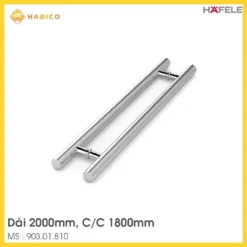 Tay Nắm Kéo Chữ H Dài 2000mm Hefele 903.01.810