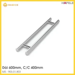 Tay Nắm Kéo Chữ H Dài 600mm Hafele 903.01.803