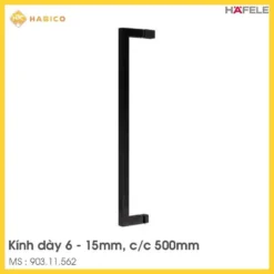 Tay Nắm Kéo Phòng Tắm Kính CC 500mm Hafele 903.11.562