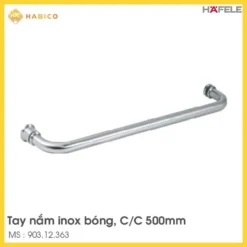 Tay Nắm Phòng Tắm Kính 500mm Hafele 903.12.363