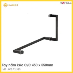 Tay Nắm Phòng Tắm Kính CC 450x550mm Hafele 903.12.325