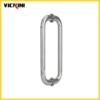 Tay cửa kính 69113.301 PSS inox bóng VICKINI