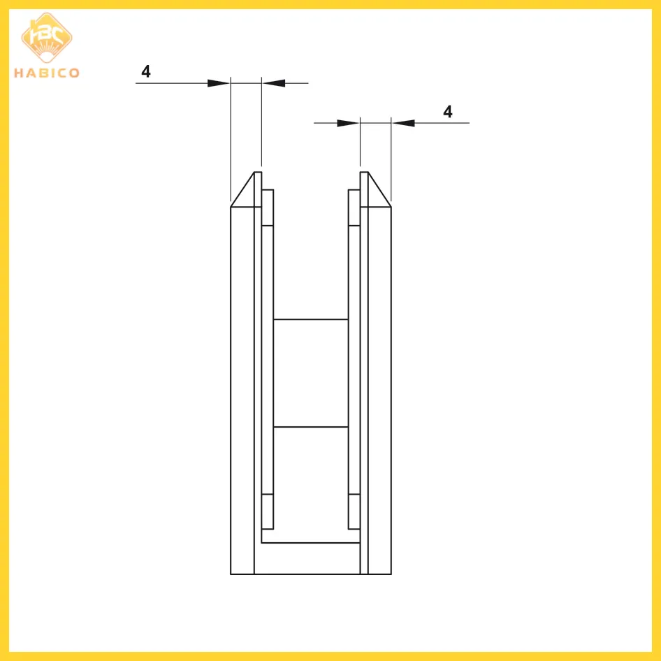 Thông số Kẹp Kính Tường 90º Hafele 499.05.862 (1)