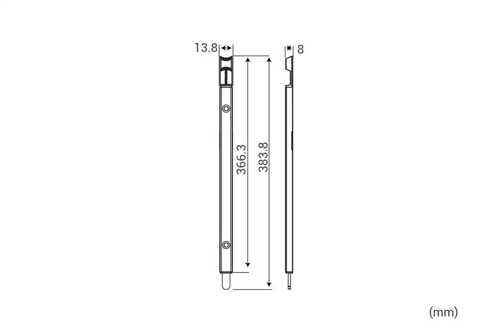Thông số kỹ thuật Chốt AP 350 Sơn đen