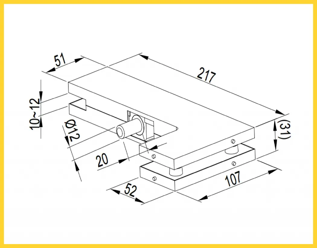 thông số kẹp kính KMJ11340