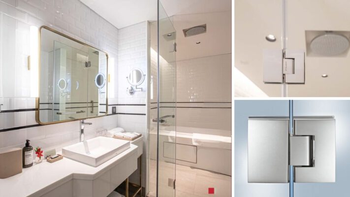 Bản Lề Kính – Kính 180º Hafele