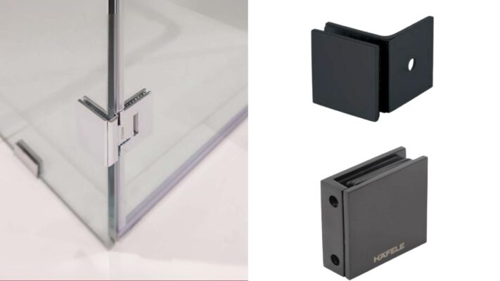 Kẹp Kính Tường Nhà Tắm Hafele