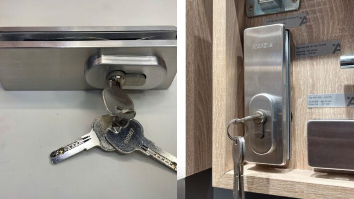 Khóa Kẹp Chân Kính Hafele