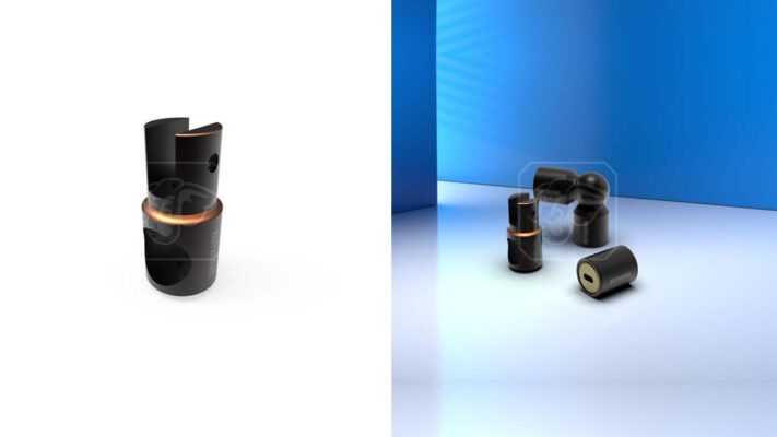 Phụ kiện vách thanh treo – kính mạ đồng đen American