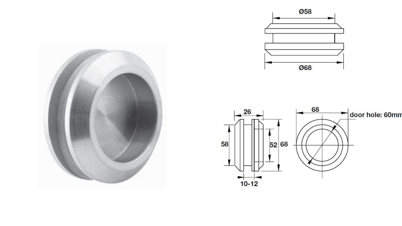 Tay Nắm Âm Cho Cửa Kính Hafele Tay Nắm Âm Cho Cửa Kính Hafele