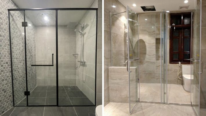 Bản Lề Cửa Kính Phòng Tắm Đứng