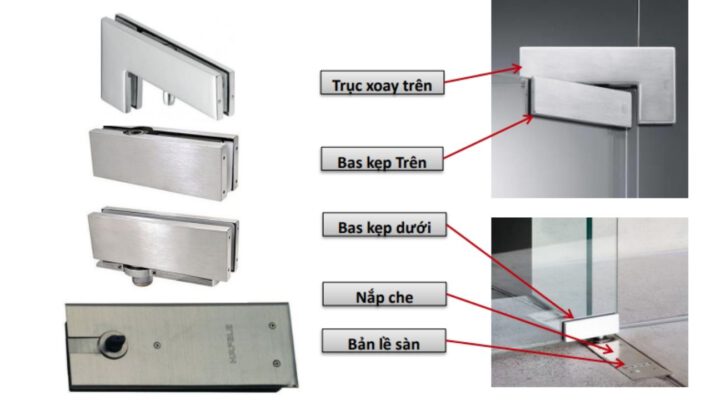 Cách Chọn Bản Lề Sàn Cho Cửa Đi Kính