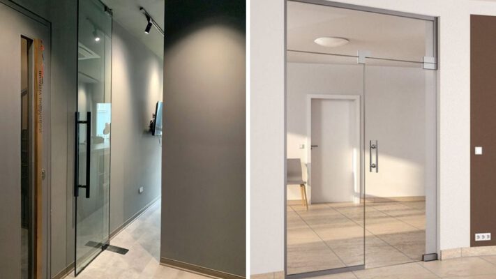 Cửa Kính Cường Lực Mở Quay