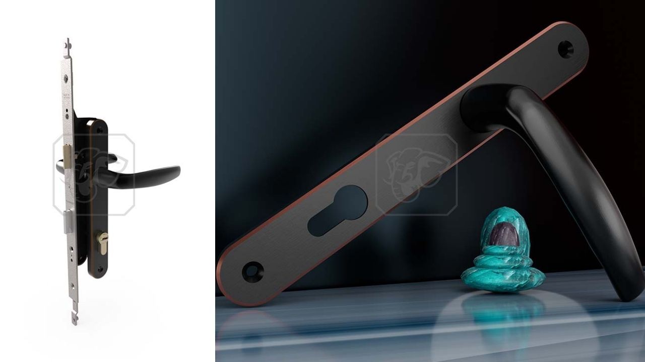 Sản Phẩm Khóa Tay Nắm Đa Điểm APEX66 Mạ Đồng Đen American Huy Hoàng Sản Phẩm Khóa Tay Nắm Đa Điểm APEX66 Mạ Đồng Đen American Huy Hoàng