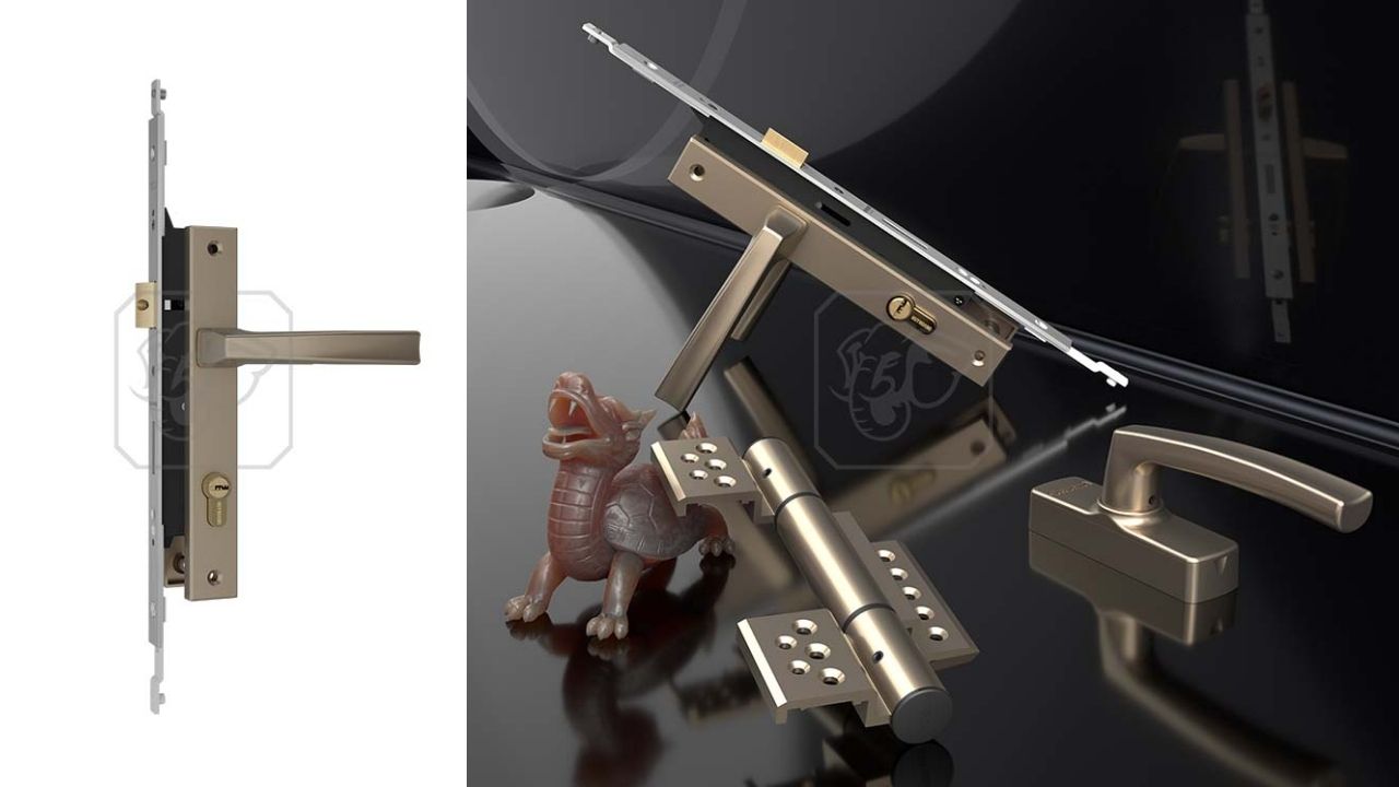 Sản Phẩm Khóa Tay Nắm Đa Điểm APEX68 Điện Zi Champagne Huy Hoàng Sản Phẩm Khóa Tay Nắm Đa Điểm APEX68 Điện Zi Champagne Huy Hoàng