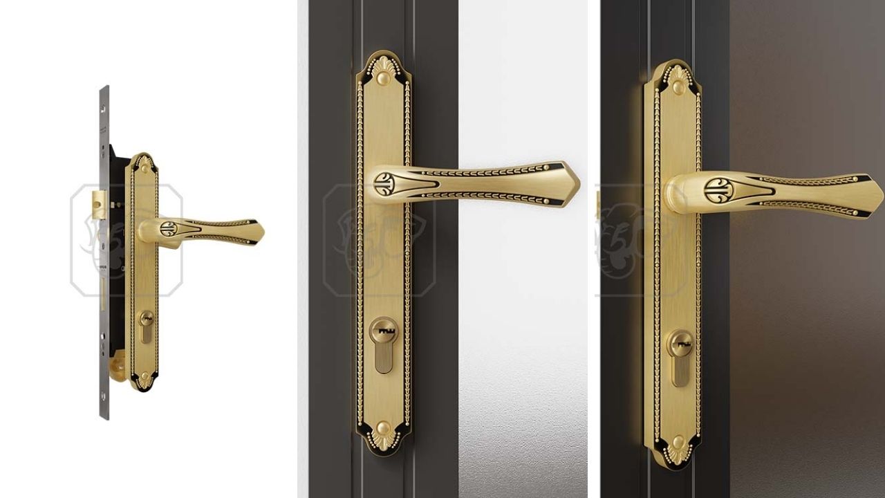Sản phẩm khóa tay nắm đơn điểm cửa đi HCX 61 Sản phẩm khóa tay nắm đơn điểm cửa đi HCX 61
