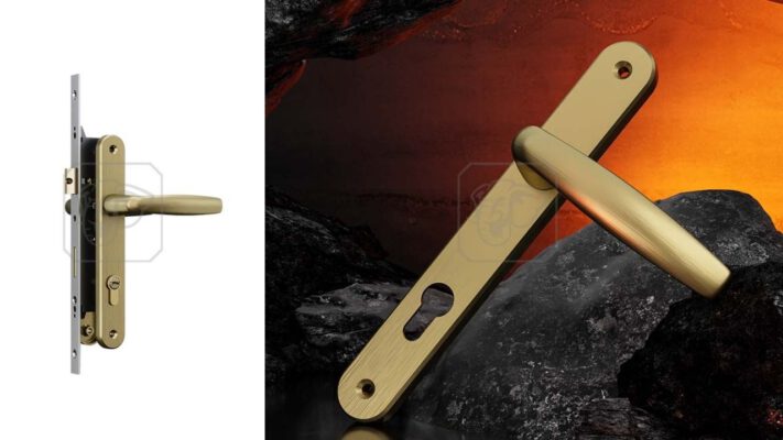 Sản phẩm khóa tay nắm đơn điểm cửa đi HCX 66