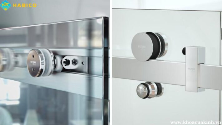 Bánh Xe Kẹp Kính Cabin Tắm