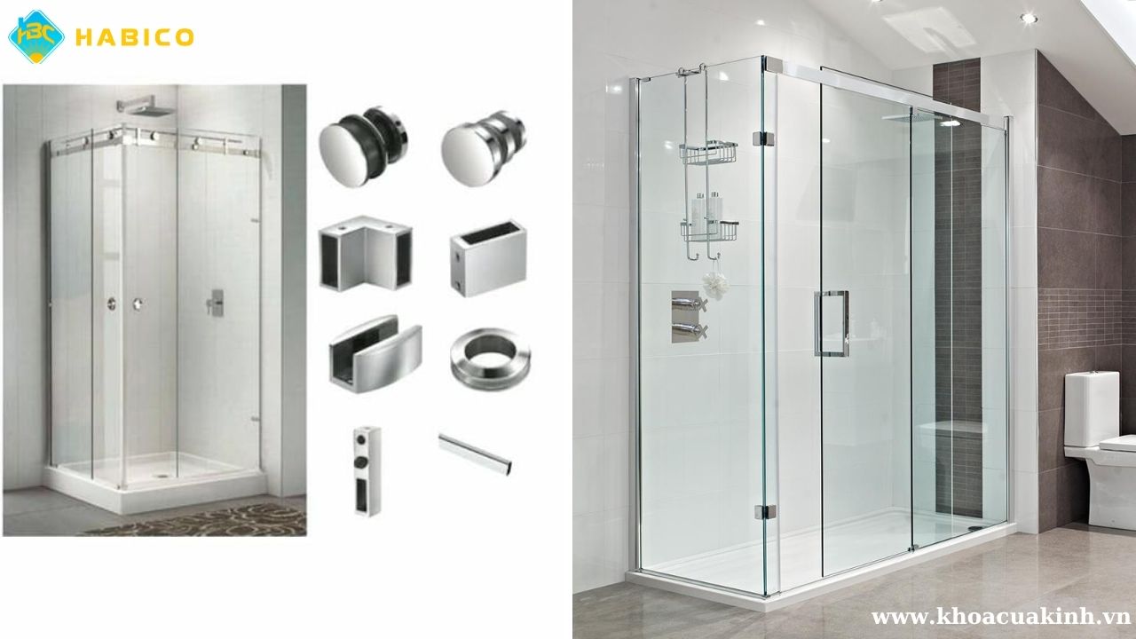 Cấu tạo của vách kính phòng tắm Cấu tạo của vách kính phòng tắm