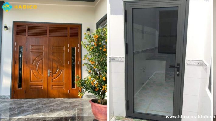 Giới Thiệu Về Cửa Thép Vân Gỗ Và Cửa Nhôm Kính
