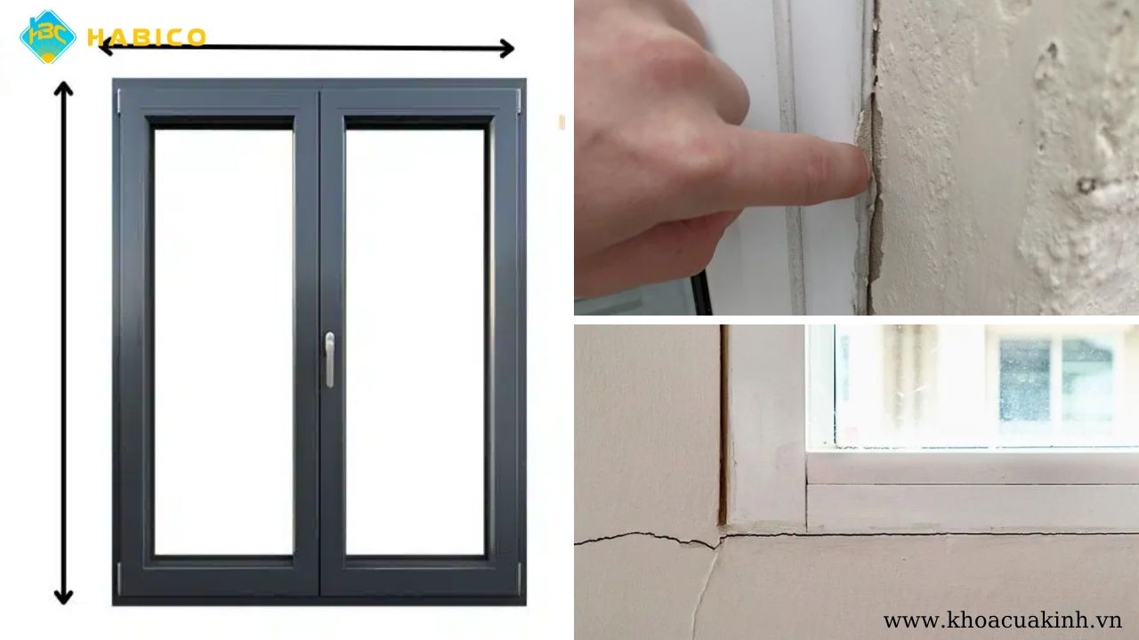 Khe hở lớn cửa sổ Khe hở lớn cửa sổ