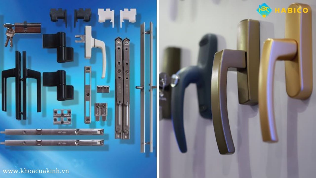 Phụ kiện cửa nhôm Kinlong Phụ kiện cửa nhôm Kinlong