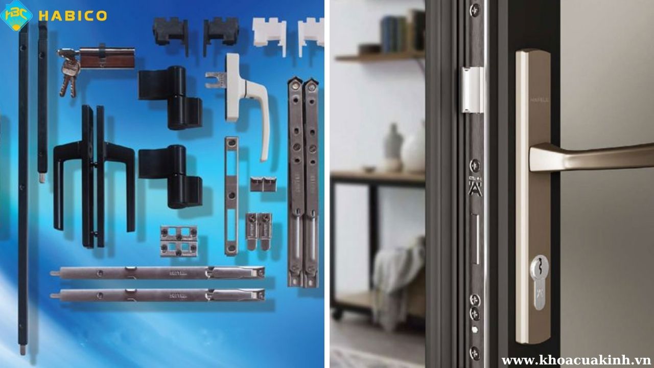 Phụ kiện cửa nhôm kính Phụ kiện cửa nhôm kính
