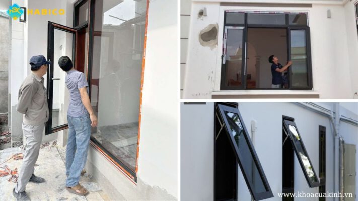 Thi công cửa sổ nhôm kính phải đúng với quy trình kỹ thuật